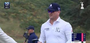 WATCH | Zach Johnson sets up an eagle with a stunning second at the tenth