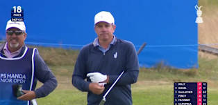 WATCH | Matt Gogel plays a brilliant aerial chip on the 18th