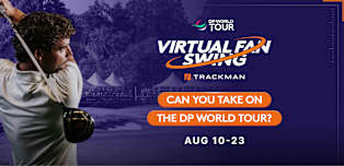 Take on DP World Tour stars in the Trackman Virtual Fan Swing
