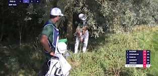 WATCH | Freddy Schott makes 'miraculous' par at 16th