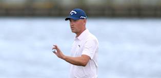 WATCH | Jeff Winther holes eagle putt to take solo lead
