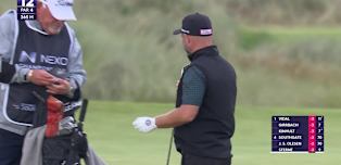 Andy Sullivan goes close with approach at 12th