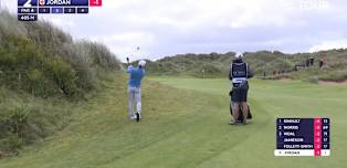 Matthew Jordan executes fine chip to make early birdie on day two