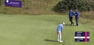 WATCH: Matthew Jordan eagles fourth to claim solo lead