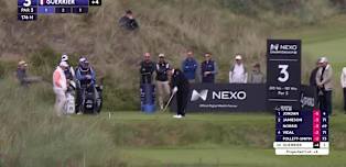 WATCH: Julien Guerrier throws a dart at the third