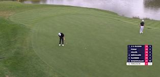 WATCH | Ewen Ferguson holes monster 50-footer for eagle on the third