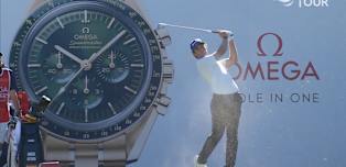 Angel Ayora goes close with tee shot at 13th
