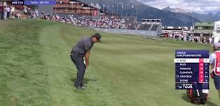 Patrick Reed hits a peach into the last