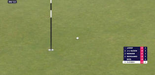 Tom McKibbin sticks one in close at the fifth