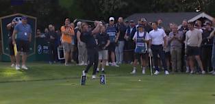 WATCH | Robbie Fowler takes a savage divot