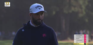 WATCH | Jon Rahm holes monster putt on the 12th