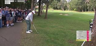 WATCH | Matt Fitzpatrick plays an incredible shot around the trees