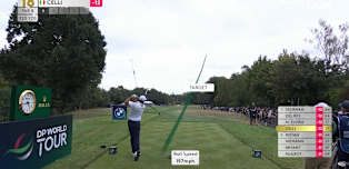 WATCH | Every shot of Filippo Celli's eventful closing birdie to hold share of 54-hole