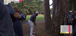 WATCH | Tyrrell Hatton produces ANOTHER excellent recovery from the trees
