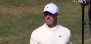 WATCH | Rory McIlroy plays an incredible approach from the rough