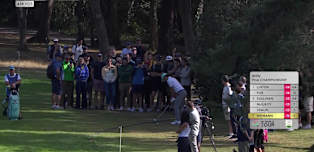 WATCH | Joaquin Niemann almost holes out at the sixth