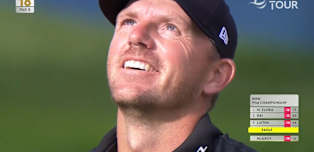 WATCH: Matt Wallace closes out in style with eagle