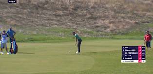 WATCH | Guido Migliozzi hits the hole at the fourth