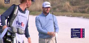WATCH | Ryan Gerard pitches in for eagle at the 14th