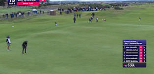 WATCH: Will Ahmed holes HUGE birdie putt at 15