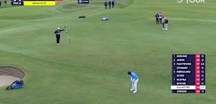 WATCH: Robert MacIntyre eagles the 14th at St Andrews