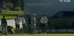 WATCH | Daniel Hillier wins BMW iX5 with hole-in-one in Madrid