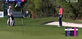 WATCH | Connor Syme chips in to save par