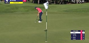 WATCH | Connor Syme takes solo lead with birdie at fourth