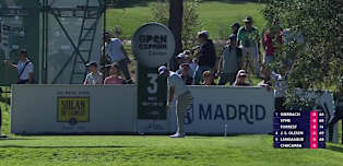 WATCH | Thriston Lawrence flags it with tee shot at third