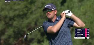 WATCH | Bernd Wiesberger hits the pin for a near albatross