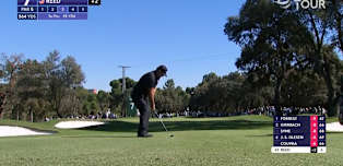 Patrick Reed produces 'beauty' approach to set up birdie