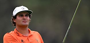 WATCH: Eugenio Chacarra holes long putt for third straight birdie