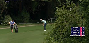 WATCH | Bernd Wiesberger almost holes out at the 15th