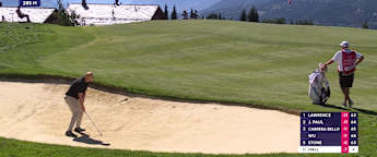 WATCH: Harry Hall plays exquisite bunker shot 