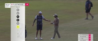 WATCH: Tommy Fleetwood holes out for eagle at six!