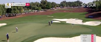 WATCH: Matt Fitzpatrick holes from 49 feet for birdie!