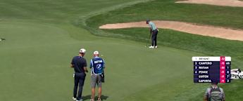 Davis Bryant makes birdie on the opening hole