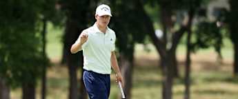 WATCH: Rasmus Højgaard holes monster putt at 11