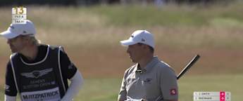 Matt Fitzpatrick hits 353 yard drive to the wall at 18