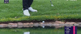 Eugenio Chacarra Makes Double Bogey At The 5th