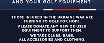 Donate your pre-loved golf kit