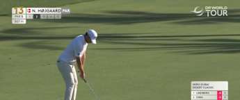 Nicolai Hojgaard | Hero Dubai Desert Classic Round 1 | 13th Hole