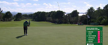 Watch: Ritchie holes monster birdie putt