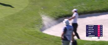 WATCH: Thomas Detry holes out from the bunker