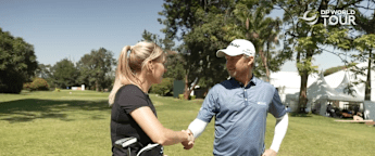 Justin Harding tells guest caddie Iona Stephen all about Muthaiga Golf Club
