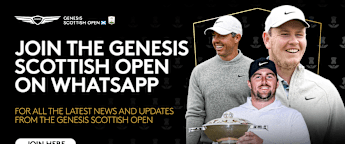 Follow the Genesis Scottish Open WhatsApp Channel