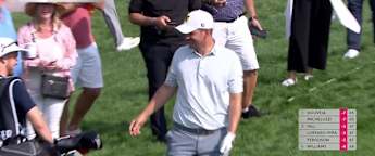 'That's just not allowed' - incredible hole out from Bernd Wiesberger at the 16th