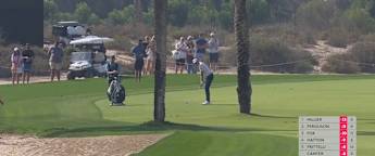 'Amazing result' - Tom McKibbin cuts approach through the pine trees 