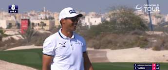 Johannes Veerman suffers the dreaded horseshoe 