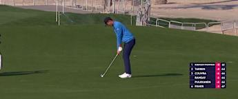 Wenyi Ding sets up kick-in birdie at 18th 